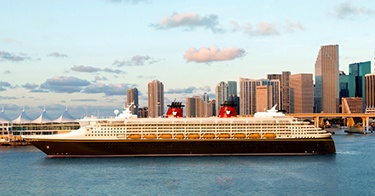 Disney Cruise Lines ship in Miami